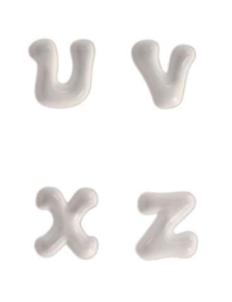 UVXZ LETTER BOWL 18x16 CENTIMETERS