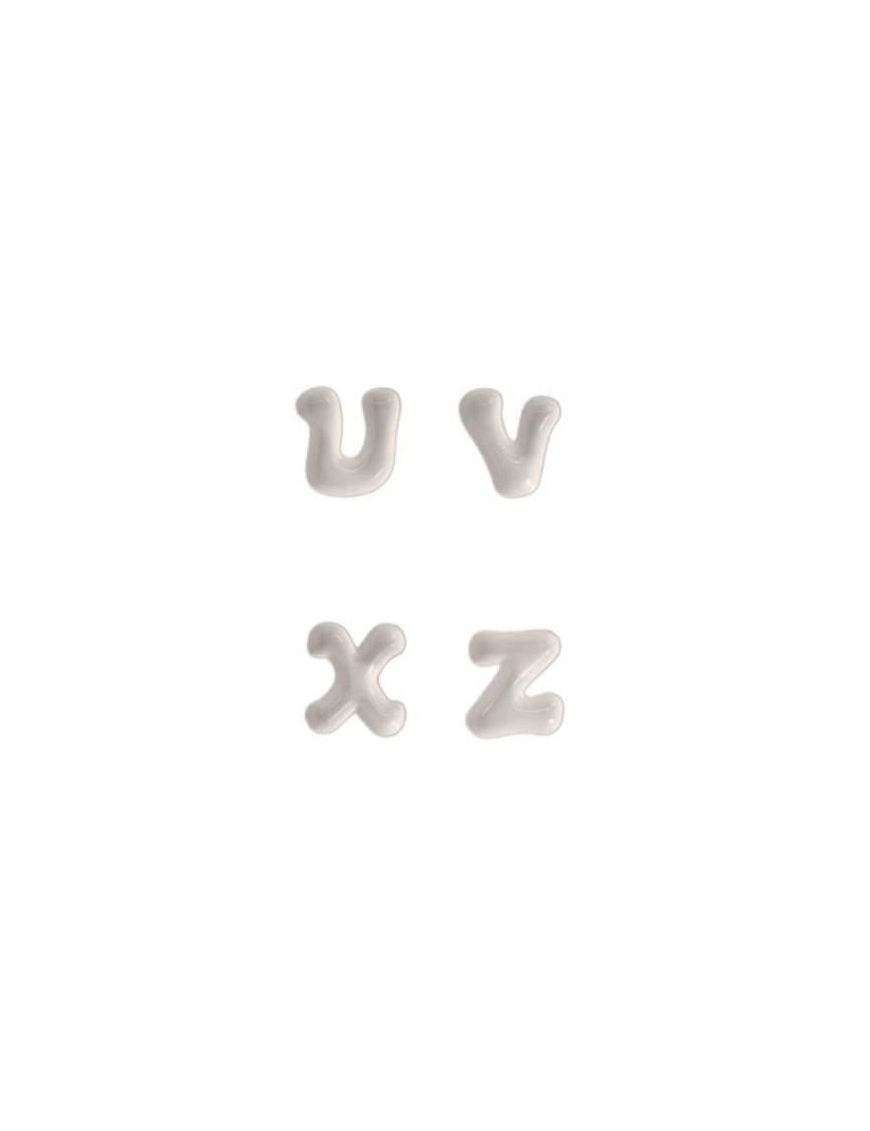 UVXZ LETTER BOWL 18x16 CENTIMETERS