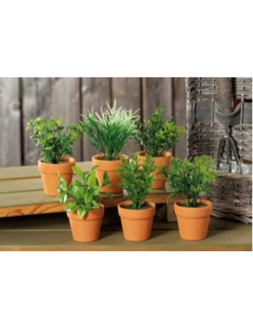 ARTIFICIAL AROMATIC HERBS PLANT 6.5x13.5 CENTIMETERS