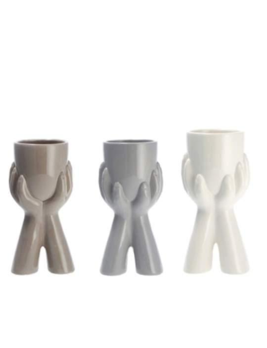 VASO HAND 11x10x24 CERAMICA