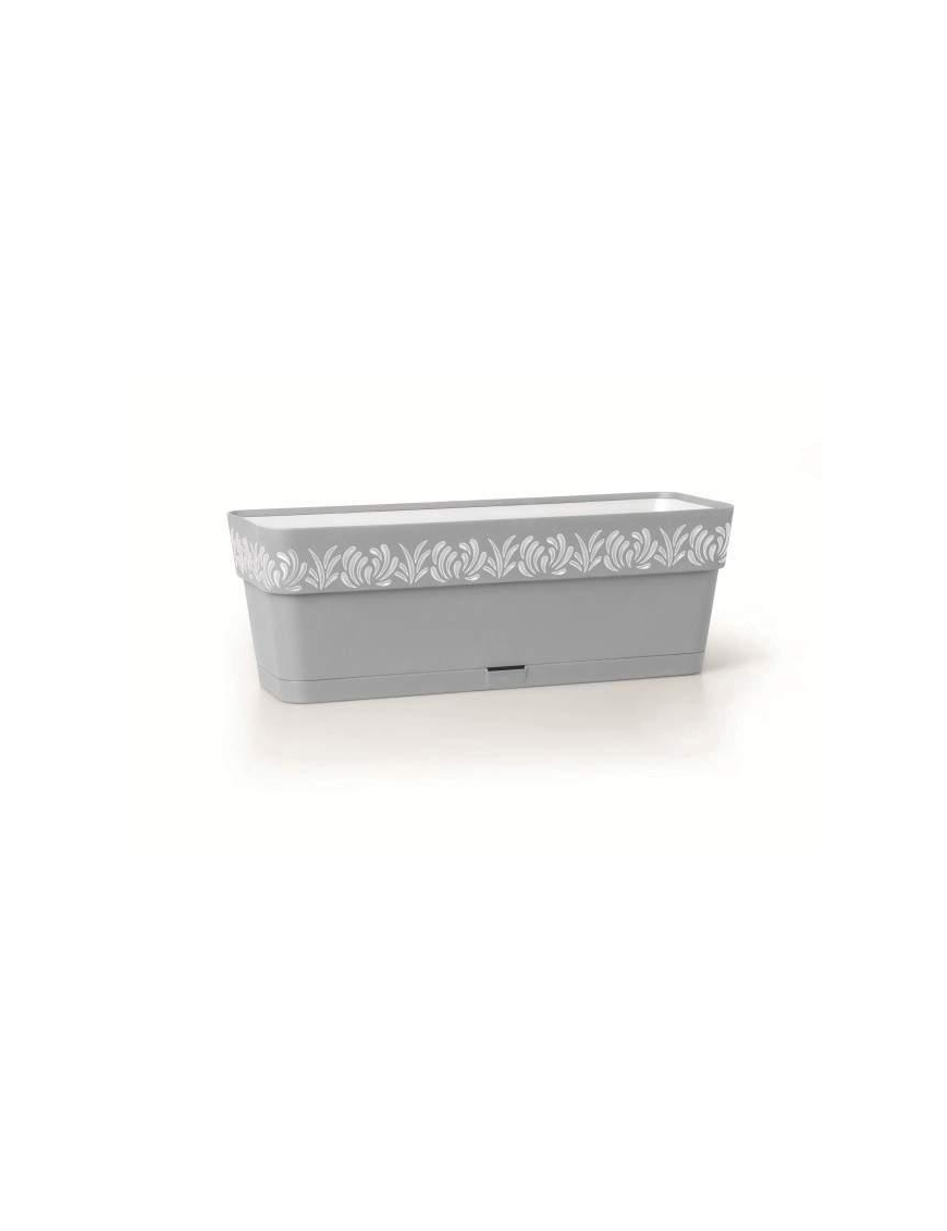GAIA 30cm STONE PLANTER WITH WATER RESERVE