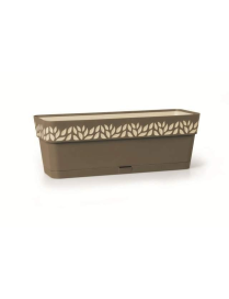 FIORIERA CLOE 50cm TORTORA CON RISERVA ACQUA