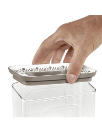 TOSCA GRAY LINE RECTANGULAR JAR 0.7lt