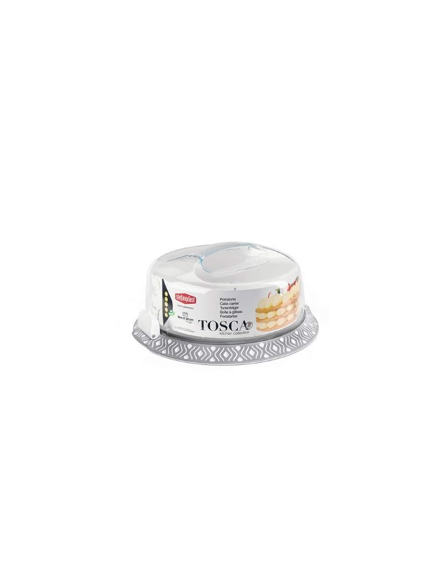 TOSCA GRAY LINE CAKE HOLDER diameter 37cm