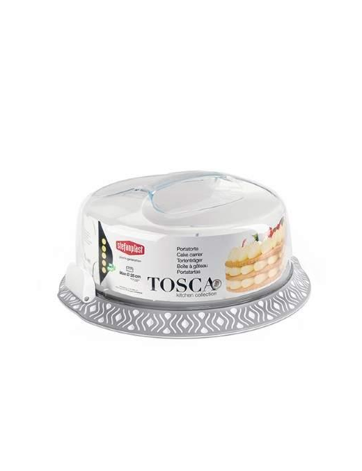 TOSCA GRAY LINE CAKE HOLDER diameter 37cm