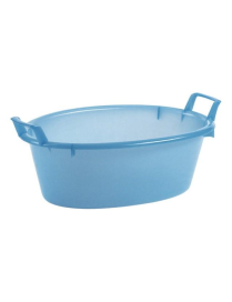 OVAL BASIN 55cm 23lt BLUE