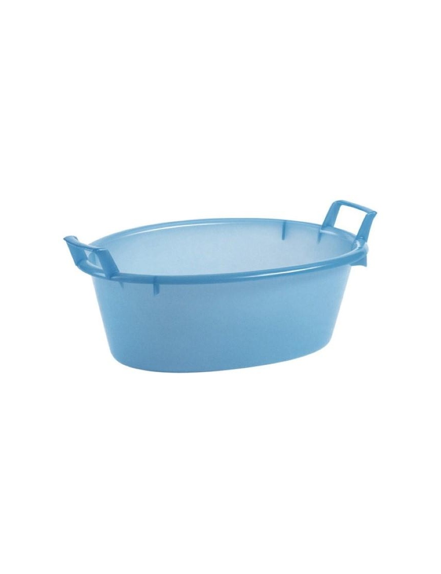BACINELLA OVALE 70cm 50lt AZZURRA