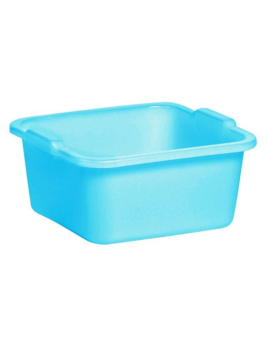 SQUARE BASIN 30x30cm 7lt BLUE