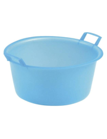 BACINELLA TONDA diametro 40cm 15lt AZZURRA