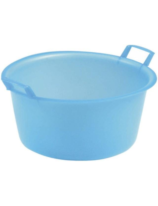 BACINELLA TONDA diametro 50cm 30lt AZZURRA