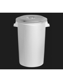 BIDONE NEUTRO 70lt CON COPERCHIO