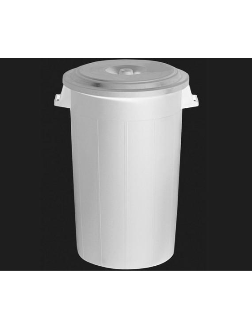 BIDONE NEUTRO 100lt CON COPERCHIO