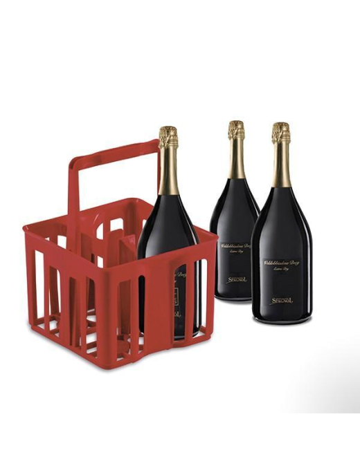 CESTELLO PORTABOTTIGLIONI 4x2lt