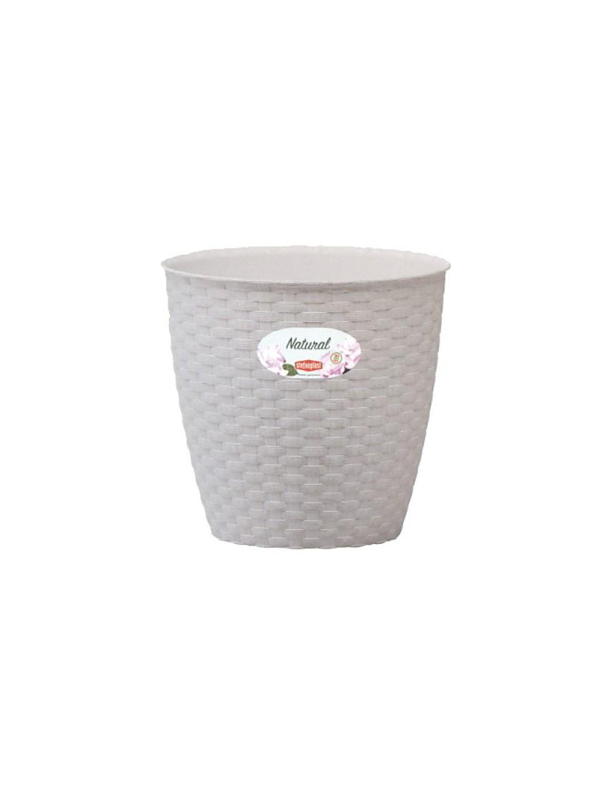VASO NATURAL diametro 14cm BIANCO