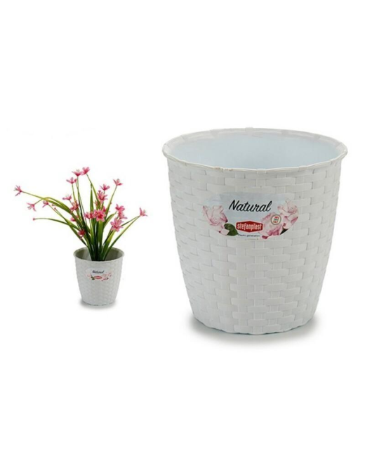 VASO NATURAL diametro 14cm BIANCO