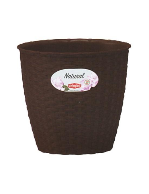 VASO NATURAL diametro 14cm MOKA
