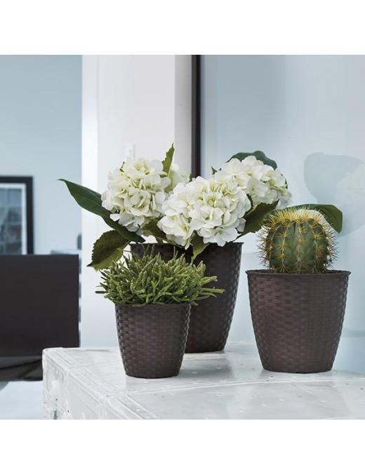 VASO NATURAL diametro 14cm MOKA