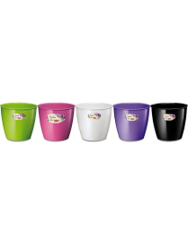 VASO ACADEMY LUX COLORI ASSORTITI diametro 11cm
