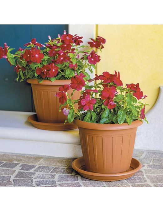 MEDITERRANEAN SAUCER diameter 66 TERRACOTTA