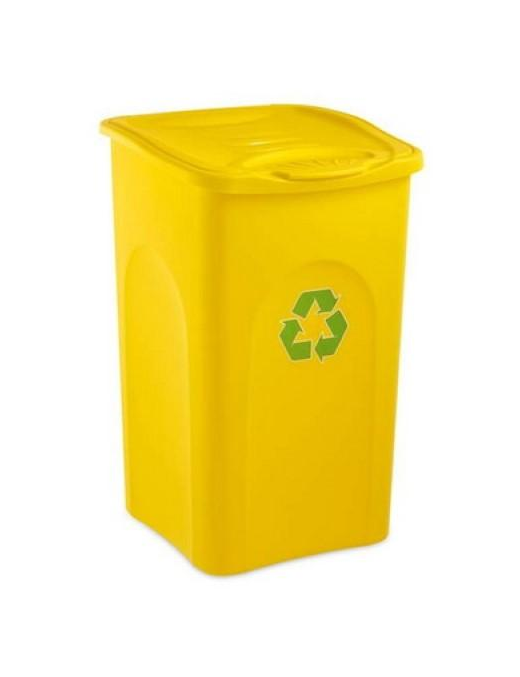BE-GREEN 50lt YELLOW WASTE BIN
