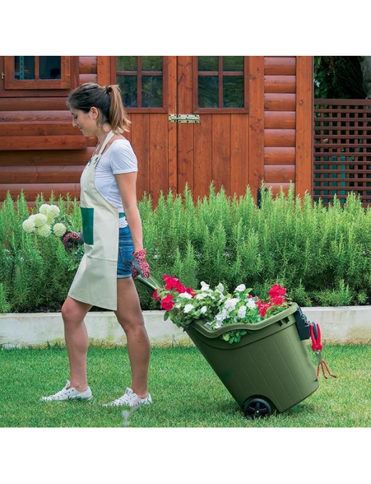 CARRELLO HELPY 59x53x88 VERDE BRUNO
