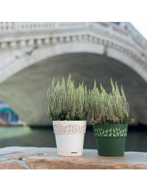 VASO CLOE diametro 15 BEIGE CON RISERVA ACQUA