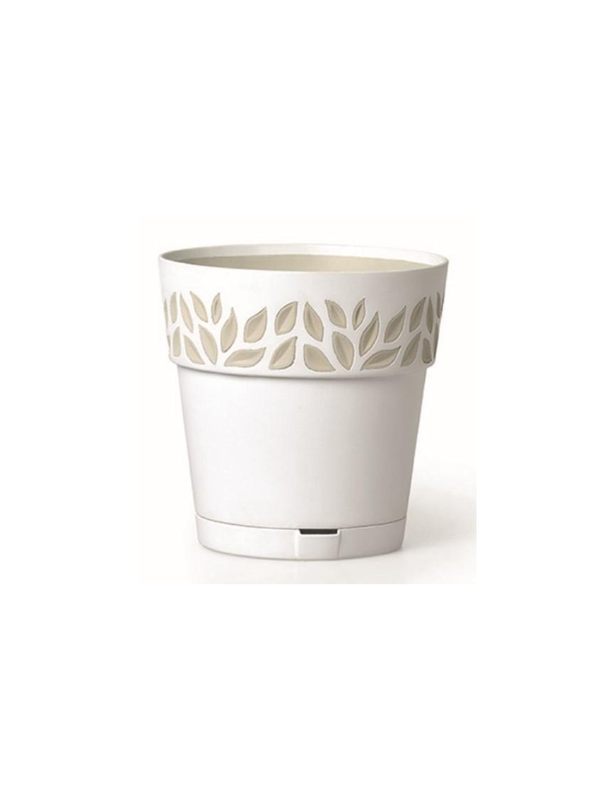 VASO CLOE diametro 25 BEIGE CON RISERVA ACQUA