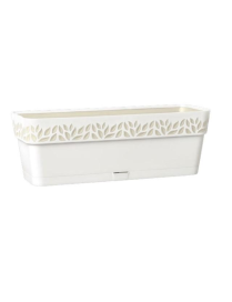 FIORIERA CLOE 50cm BEIGE CON RISERVA ACQUA