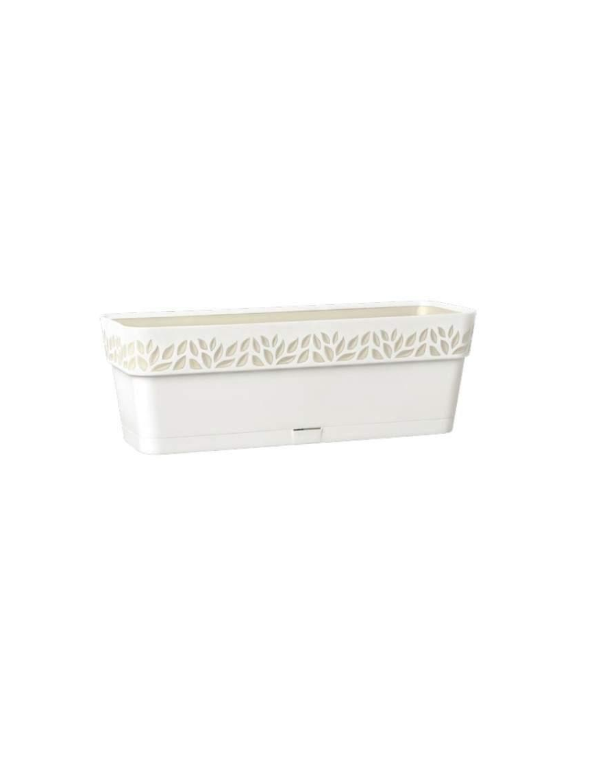 FIORIERA CLOE 30cm BEIGE CON RISERVA ACQUA