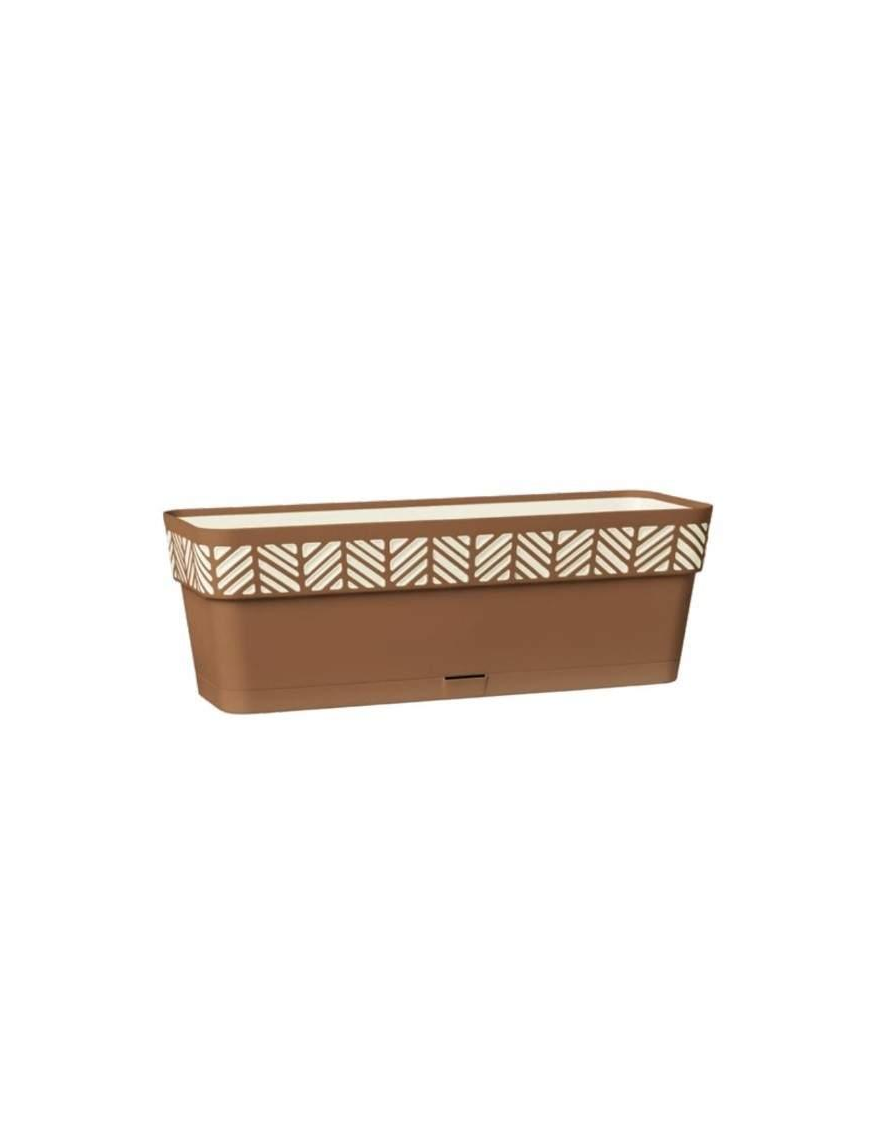 FLOWER BOX ORFEO 30CM EARTH W/ 94 RIS.ACQUA