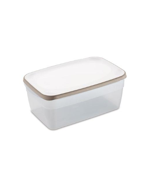 5.4lt TAUPE FRIDGE CONTAINER