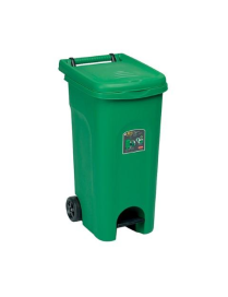 URBAN ECO PEDAL WASTE BIN 80lt GREEN