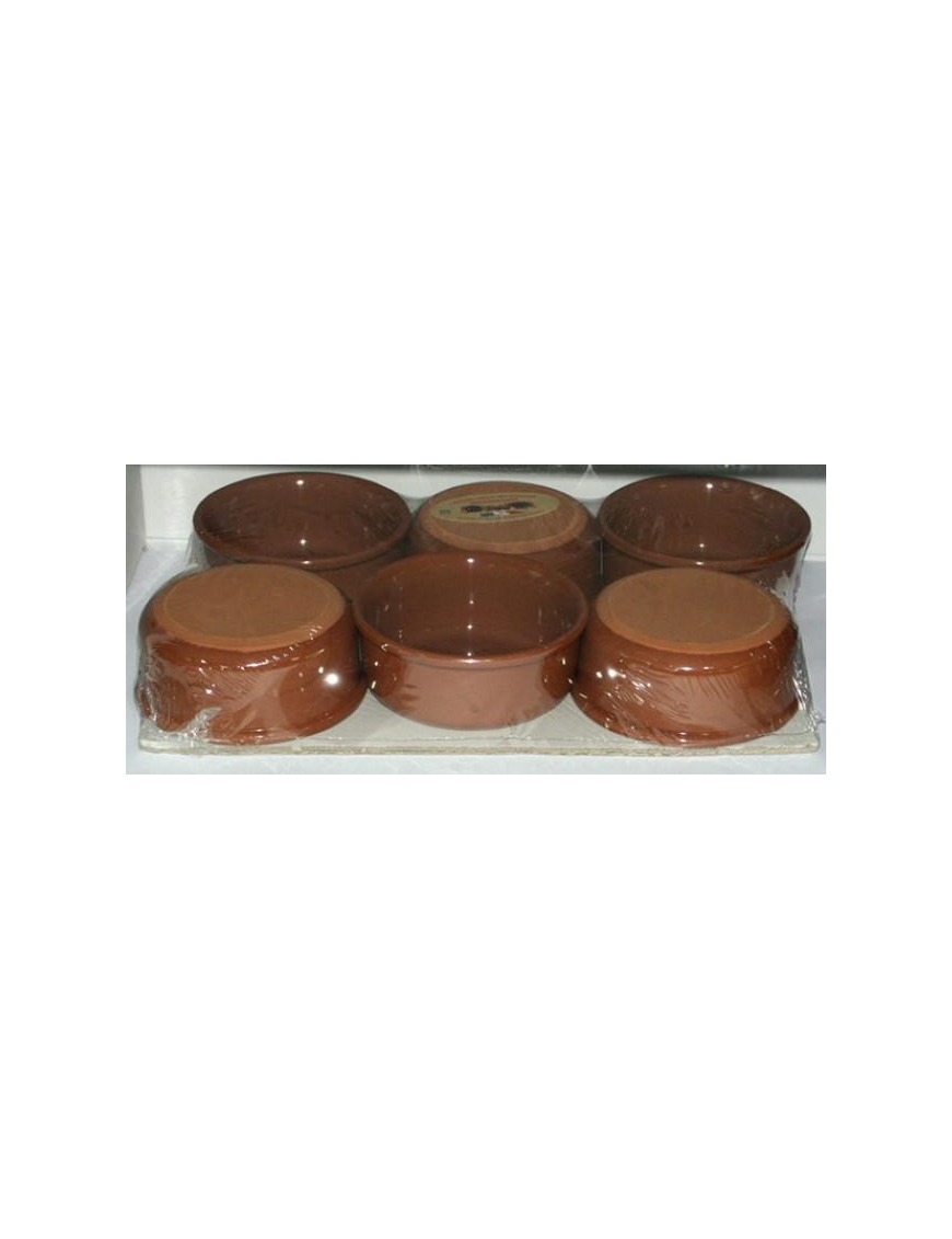 HONEY PAN SET OF 6 PIECES, DIAMETER 14 CENTIMETERS