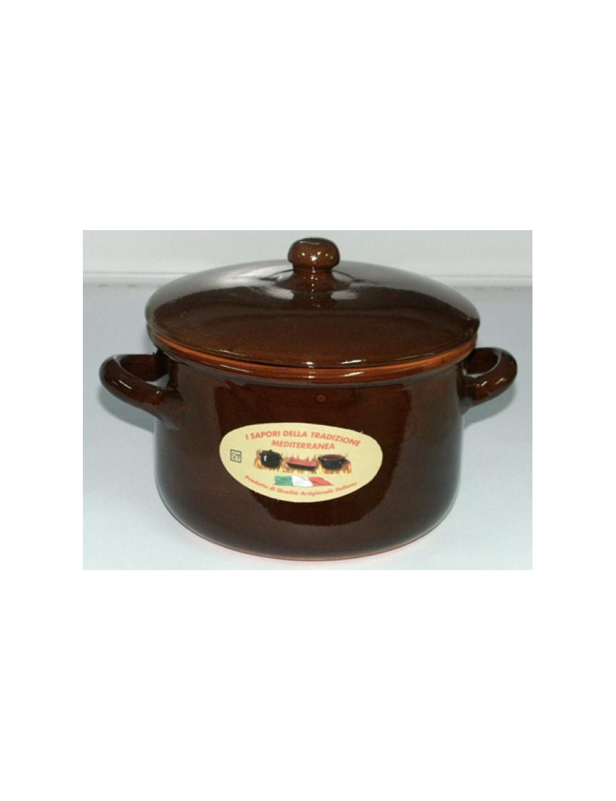 CYLINDRICAL POT DIAMETER 18 CENTIMETERS