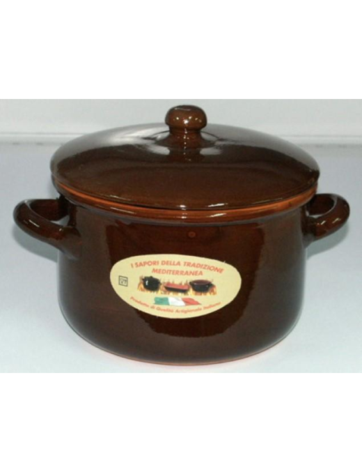 CYLINDRICAL POT DIAMETER 18 CENTIMETERS