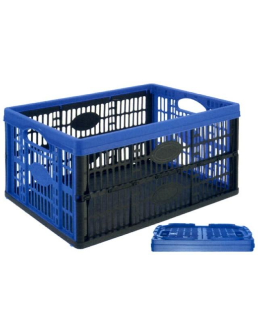 VOILA' FOLDABLE BASKET 32 LITERS BLUE