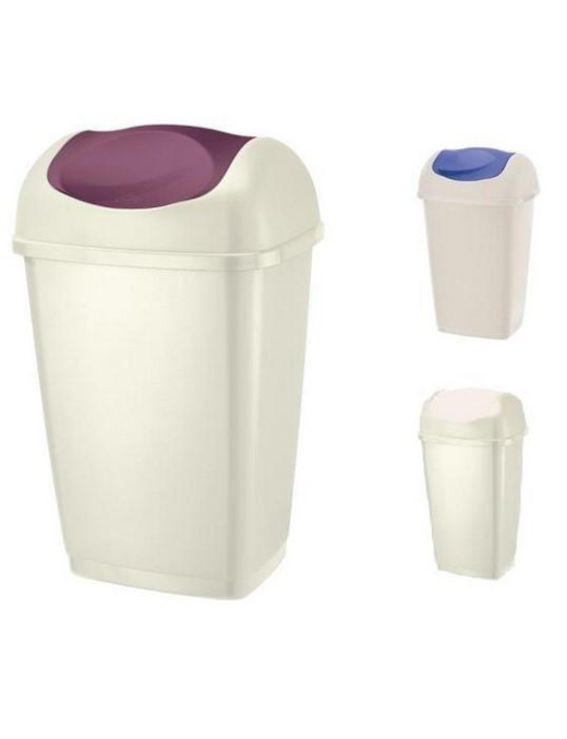 GRACE WASTE BIN 50 LITERS WHITE