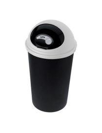 PATTUMIERA BIG HOOP 45 LITRI NERO/BIANCO