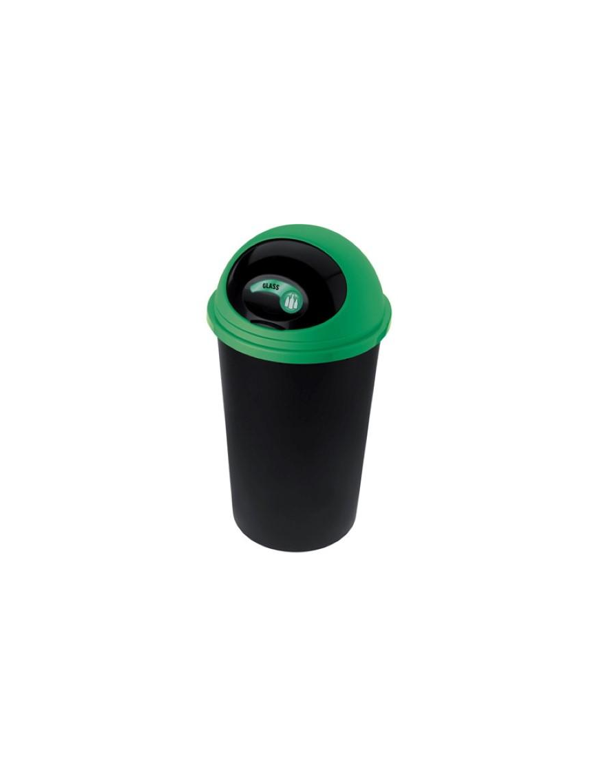 PATTUMIERA BIG HOOP 45 LITRI NERO/VERDE