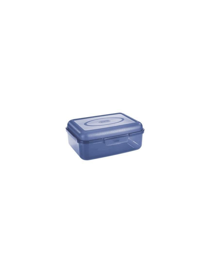 CONTENITORE 18.5x14x8 CENTIMETRI TRASPARENTE AZZURRO