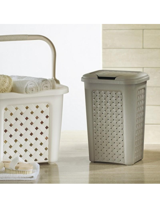 ARIANNA LINE ANGORA BATHROOM WASTE BOX 10 LITERS
