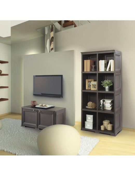 OMNIMODUS LINE CABINET 1 MODULE 79x43x46 CENTIMETERS BROWN