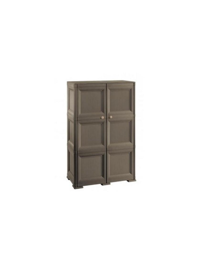 OMNIMODUS LINE CABINET 3 MODULES 79x43x125 CENTIMETERS BROWN
