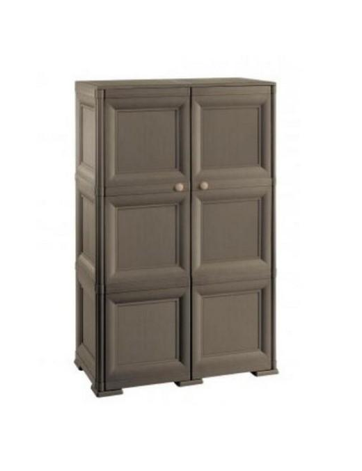 LINEA OMNIMODUS ARMADIO 3 MODULI 79x43x125 CENTIMETRI MARRONE