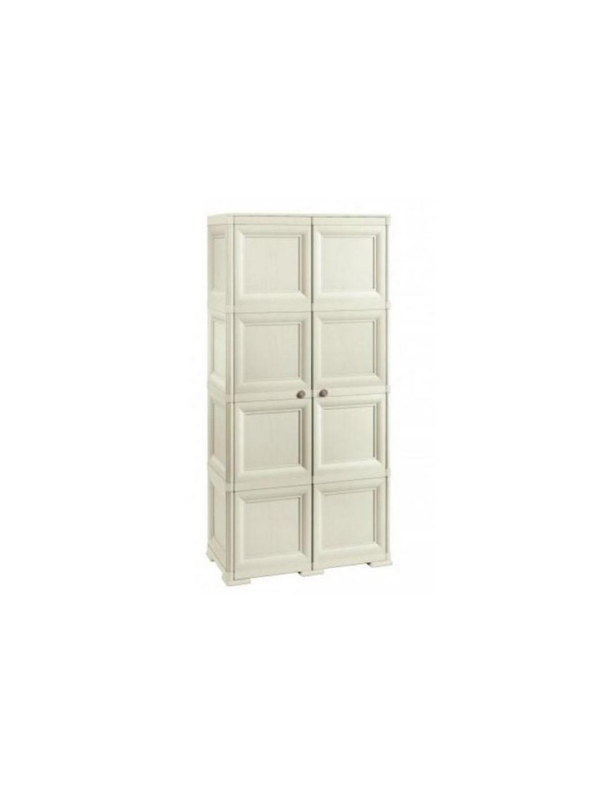LINEA OMNIMODUS ARMADIO 4 MODULI 79x43x164 CENTIMETRI ANGORA