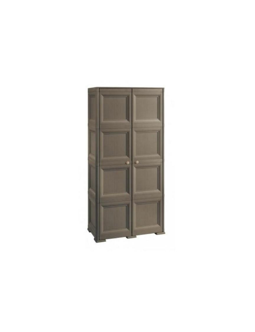 LINEA OMNIMODUS ARMADIO 4 MODULI 79x43x164 CENTIMETRI MARRONE