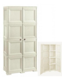 LINEA OMNIMODUS ARMADIO PORTASCOPE 79x43x164 CENTIMETRI ANGORA