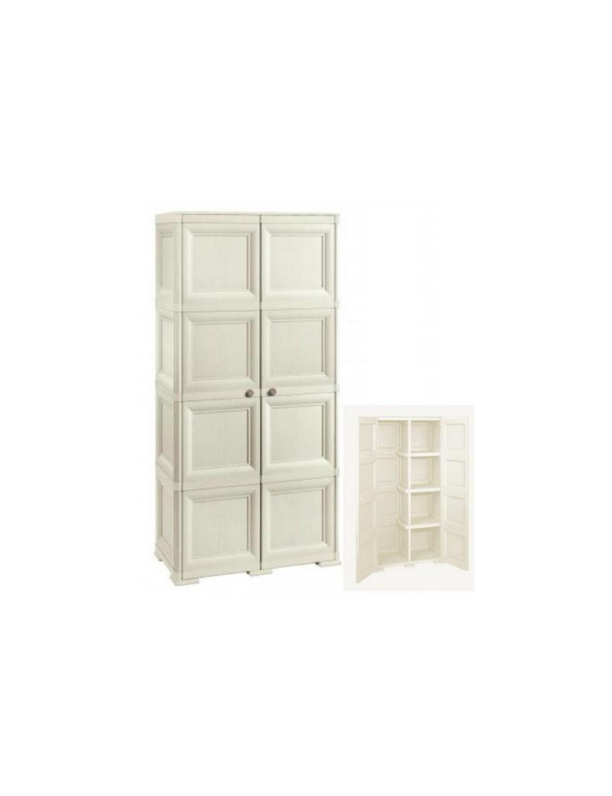 LINEA OMNIMODUS ARMADIO PORTASCOPE 79x43x164 CENTIMETRI ANGORA
