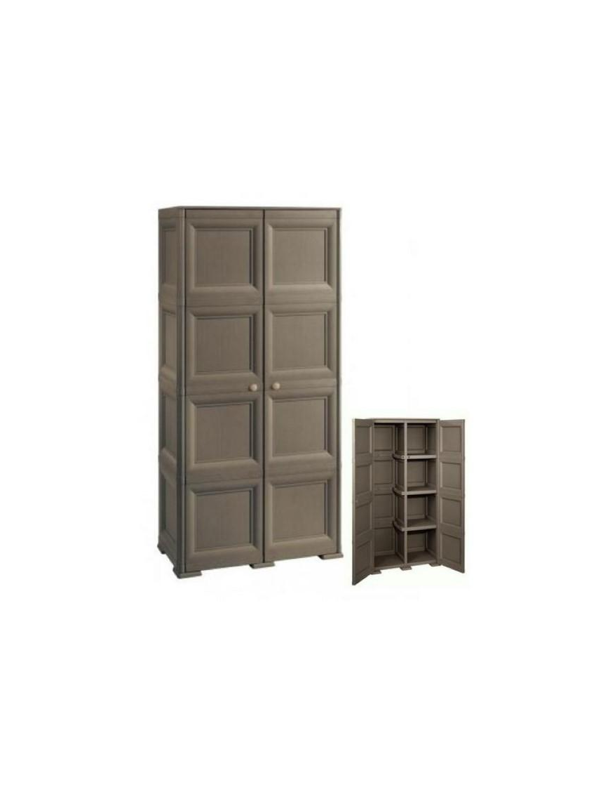 LINEA OMNIMODUS ARMADIO PORTASCOPE 79x43x164 CENTIMETRI MARRONE