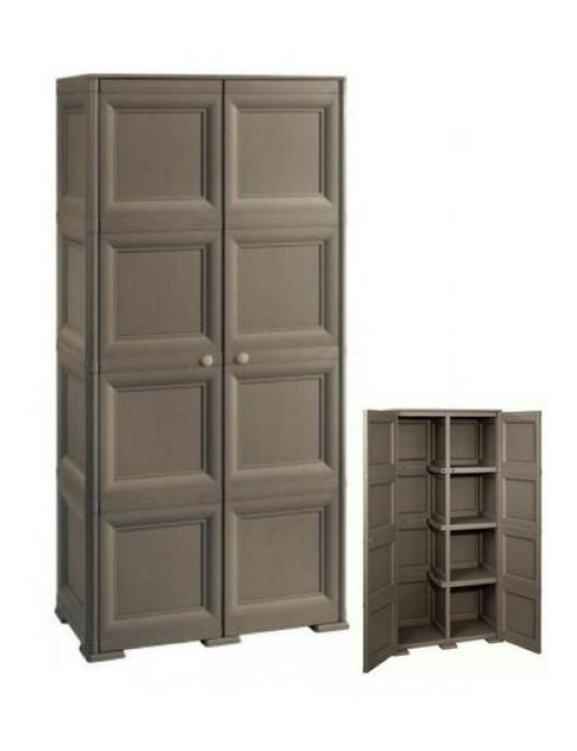 OMNIMODUS LINE BROOM CABINET 79x43x164 CENTIMETERS BROWN